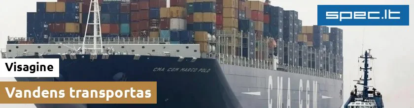 Vandens transportas Visagine