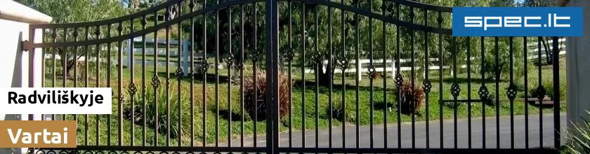 Vartai Radviliškyje | spec.lt
