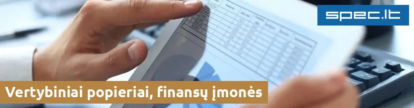 Vertybiniai popieriai, finansų įmonės | spec.lt