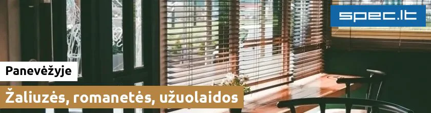 Žaliuzės, romanetės, užuolaidos Panevėžyje | spec.lt